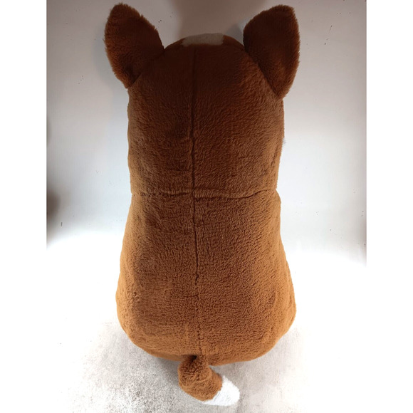 Corgi Dog Plushie Red Fawn Pied 24" Plushie - Picture 4 of 5
